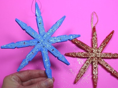 How to Make a Clothespin Star | Christmas Decorations for Kids