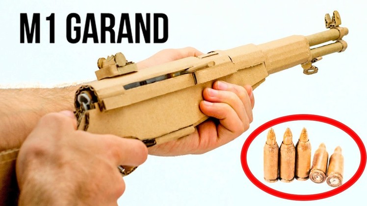 How To Make  Amazing M1 GARAND from Cardboard