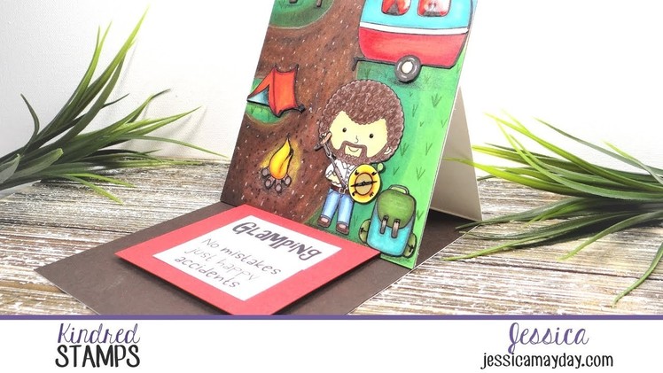 How To Make An Easel Card | Kindred Stamps & Beth Duff Designs Collab