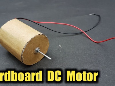 How To Make DC Motor Using Cardboard