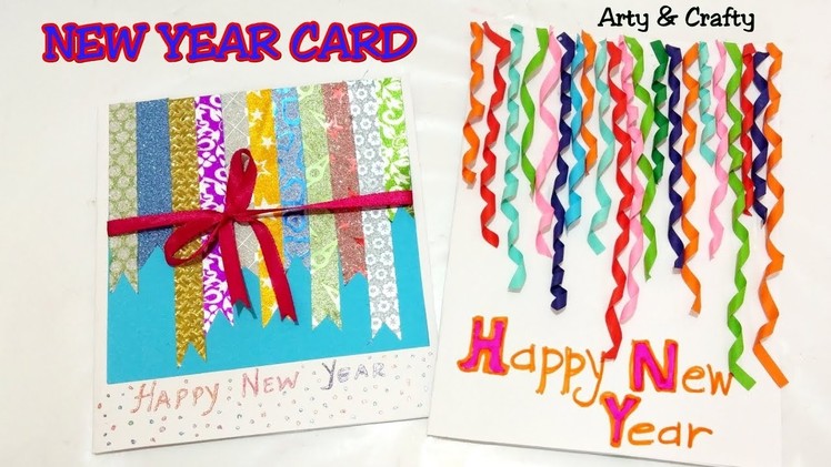 How to Make New Year Card.Handmade New Year Card.Greeting Card For New Year 2019 by Arty & Crafty