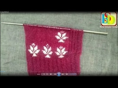 How to sweater knitting by hand with wool in Hindi | BSD | Two Color Beautiful Koti Design