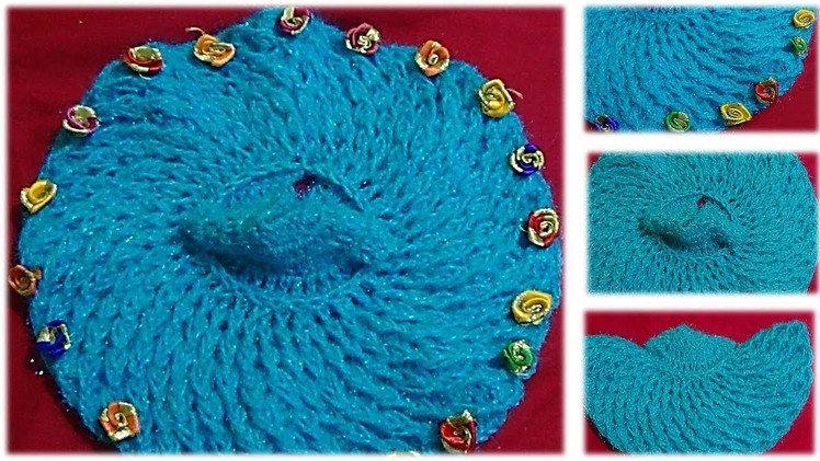 Make Crochet Spiral Strip Poshak Of Bal Gopal - Easy Winter Poshak | Shyam Diwani
