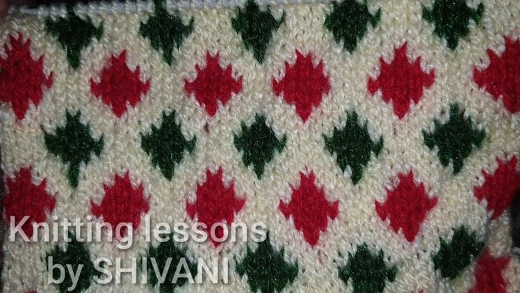 Multi colour || Knitting Pattern || Baby sweater design || easy to make | Design by Knitting lessons