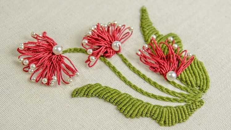 New Brazilian Embroidery Tricks for Stitching Flowers by HandiWorks