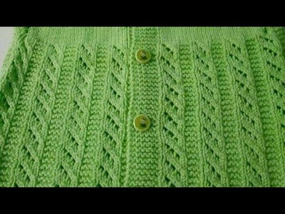 New knitting pattern in hindi. easy baby cardigan design. ladies cardigan knitting design. 147