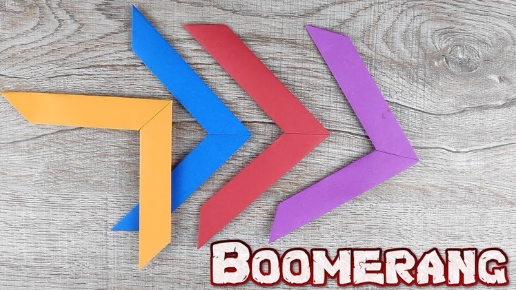 Origami Boomerang Paper | How To Making a Easy Boomerang Plane Tutorial | Handmade DIY Paper Toys