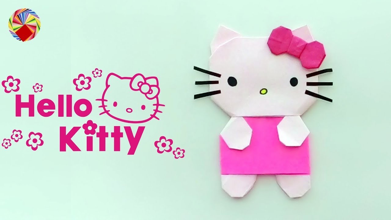 Origami Hello Kitty - How to Fold Paper Hello Kitty - Origami Arts