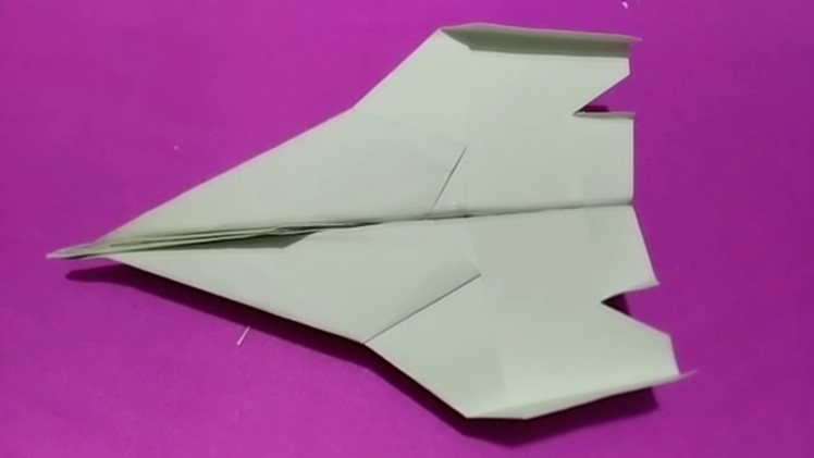 PAPER SUPER FIGHTER PLANE ORIGAMI FOR KIDS | HOW TO MAKE PAPER FIGHTER PLANE EASILY