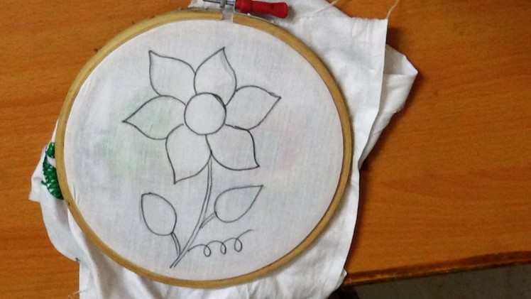 Simple Embroidery Art  - Sketch Designs  -  floral Designs