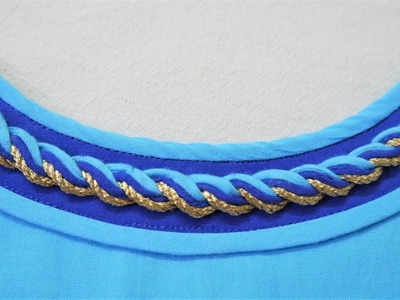 So Beautiful And Creative Neck Design Cutting And Stitching