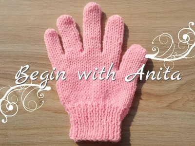 Tutorial 40- finger gloves.dastana. knitting in a easy way  (in hindi).
