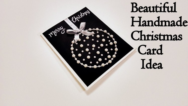 Beautiful Handmade Christmas Card Idea | How to make Christmas card | complete tutorial