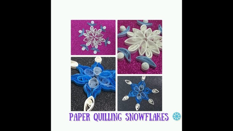 CHRISTMAS ARTICLES.How to make DIY PAPER QUILLING SNOW FLAKES. EASY TO MAKE SNOW FLAKES.COMPETITION