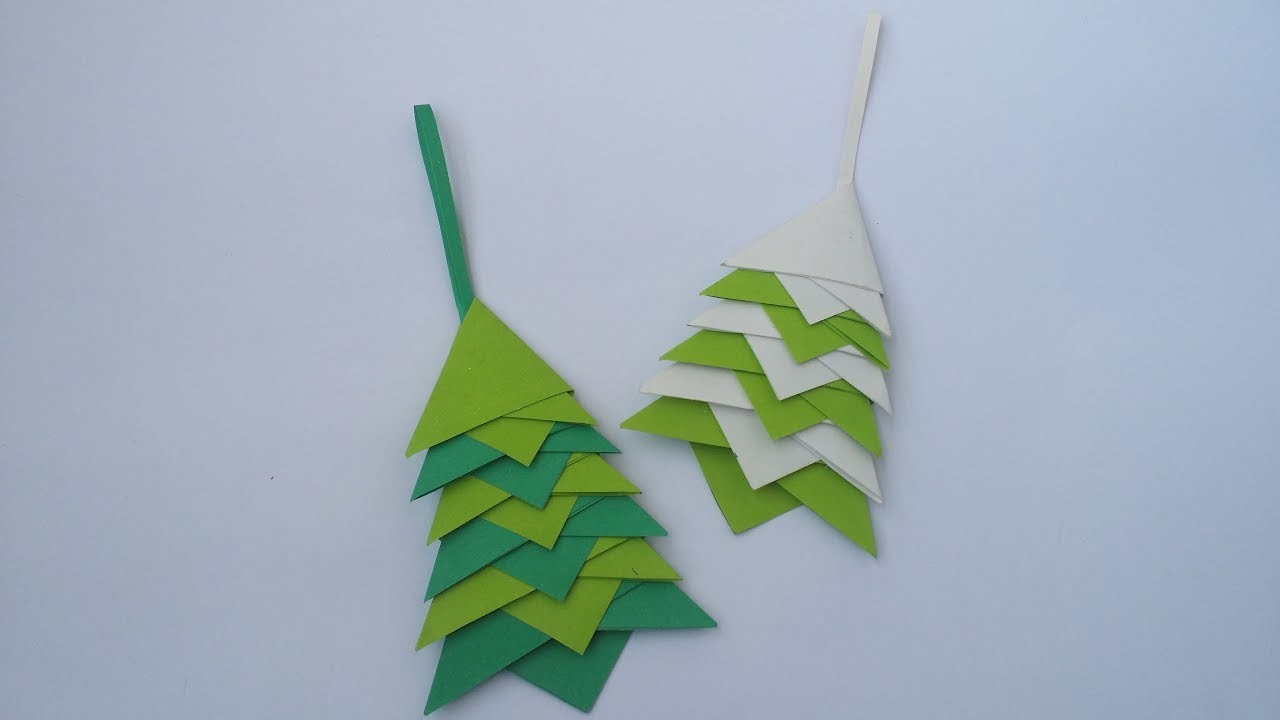 DIY : Christmas Tree!!! How to Make Beautiful Paper Christmas Tree for Christmas Decorations!!!