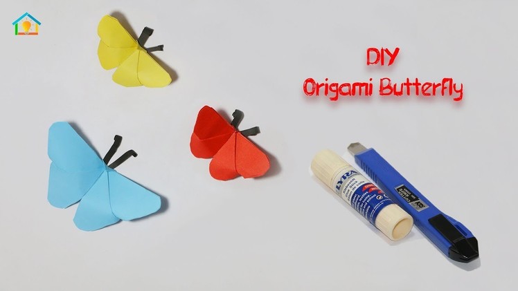 DIY Origami Paper ButterFly | How To Make Origami ButterFly