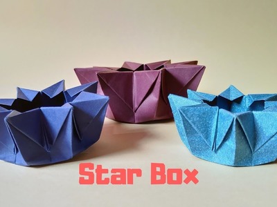 Origami 6 Pointed Star Box