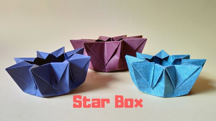 How To Make a  Paper Star Box | Origami Star Box | InnoVatioNizer