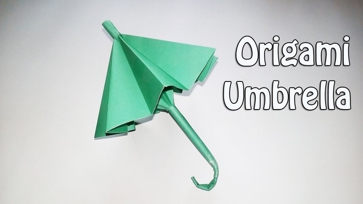 How to Make an Origami Umbrella that Open and Closes - Easy Paper Umbrella Instructions