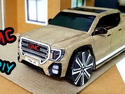 How to make  Car GMC Pickup Truck | DIY Cardboard Rc Car Craft