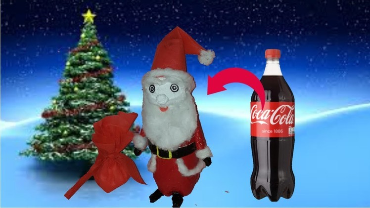 How to make christmas santa claus ||plastic bottle craf idea ||santa claus with plastic bottle