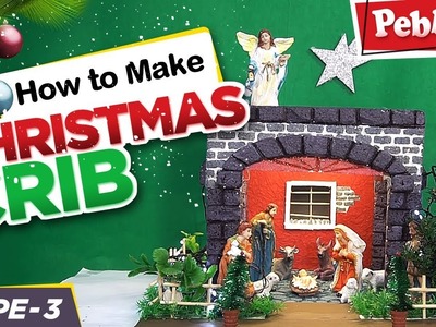 Diy How To Make Easy Christmas Crib Type 3 Miniature Christmas