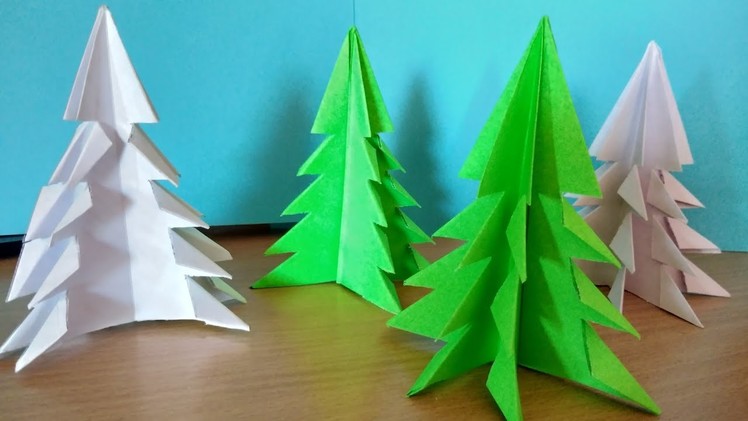 How to Make origami Paper Christmas tree????easy,Paper tree,Origami tree,Christmas decorations,