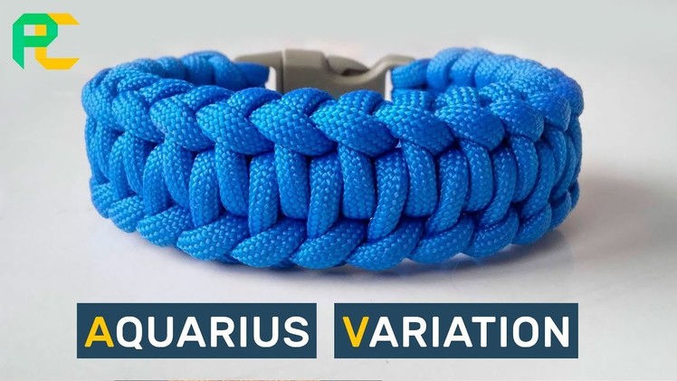 How to make Paracord Bracelet Aquarius Variation by CETUS