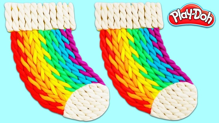How to Make Play Doh Rainbow Stocking | Fun & Easy DIY Arts and Crafts!