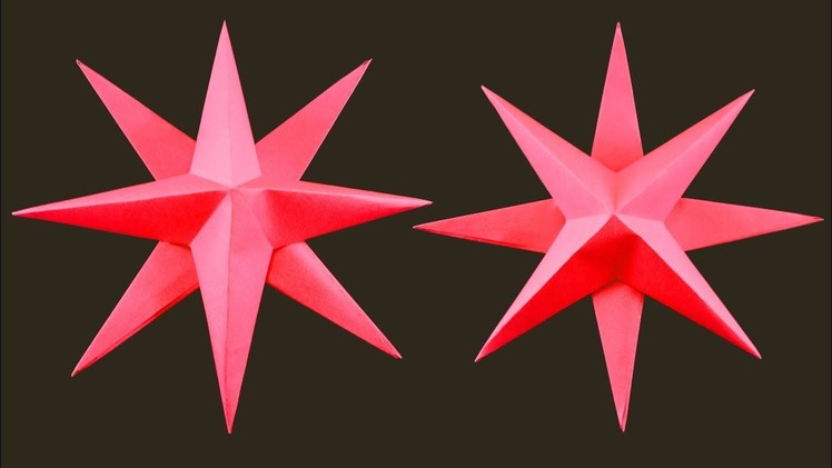 How to make Simple Christmas Star : DIY Christmas Decoration Ideas