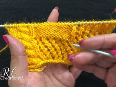 Knitting Design No #183 || Knitting Pattern || Hindi Knitting video by Ritu Nagpal ||