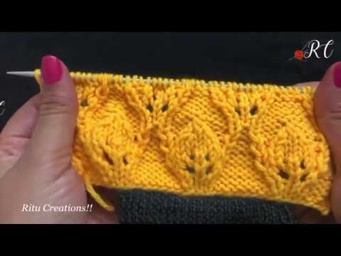 Knitting Design No #184  || Knitting Pattern || Hindi Knitting video by Ritu Nagpal ||