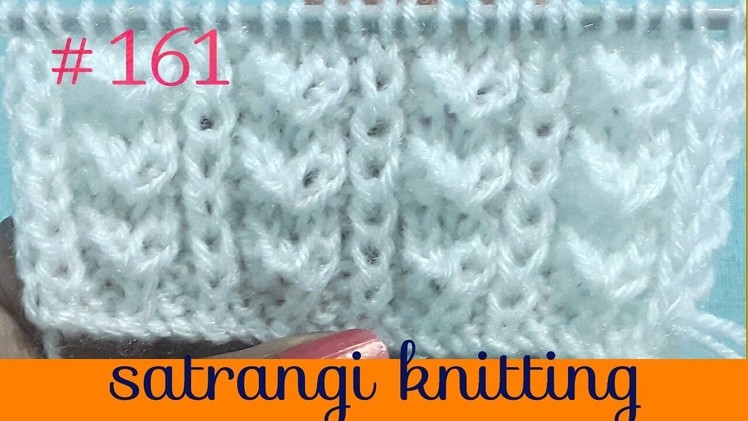 Knitting pattern in single colour #161 | Satrangi knitting