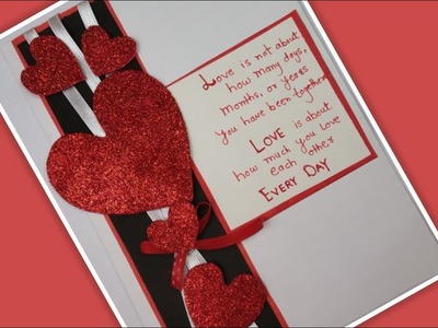 Love Greeting Cards,Handmade Cards for Boyfriend,DIY- How to make Love Card for Valentine's Day