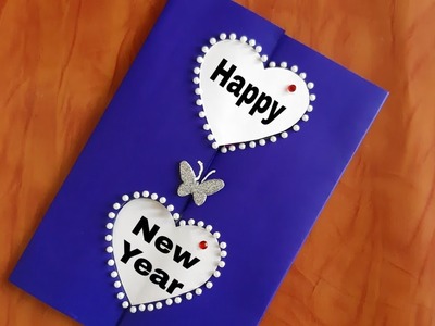 New Year greeting card || How to make greeting card for New Year || DIY Paper greeting card Tutorial