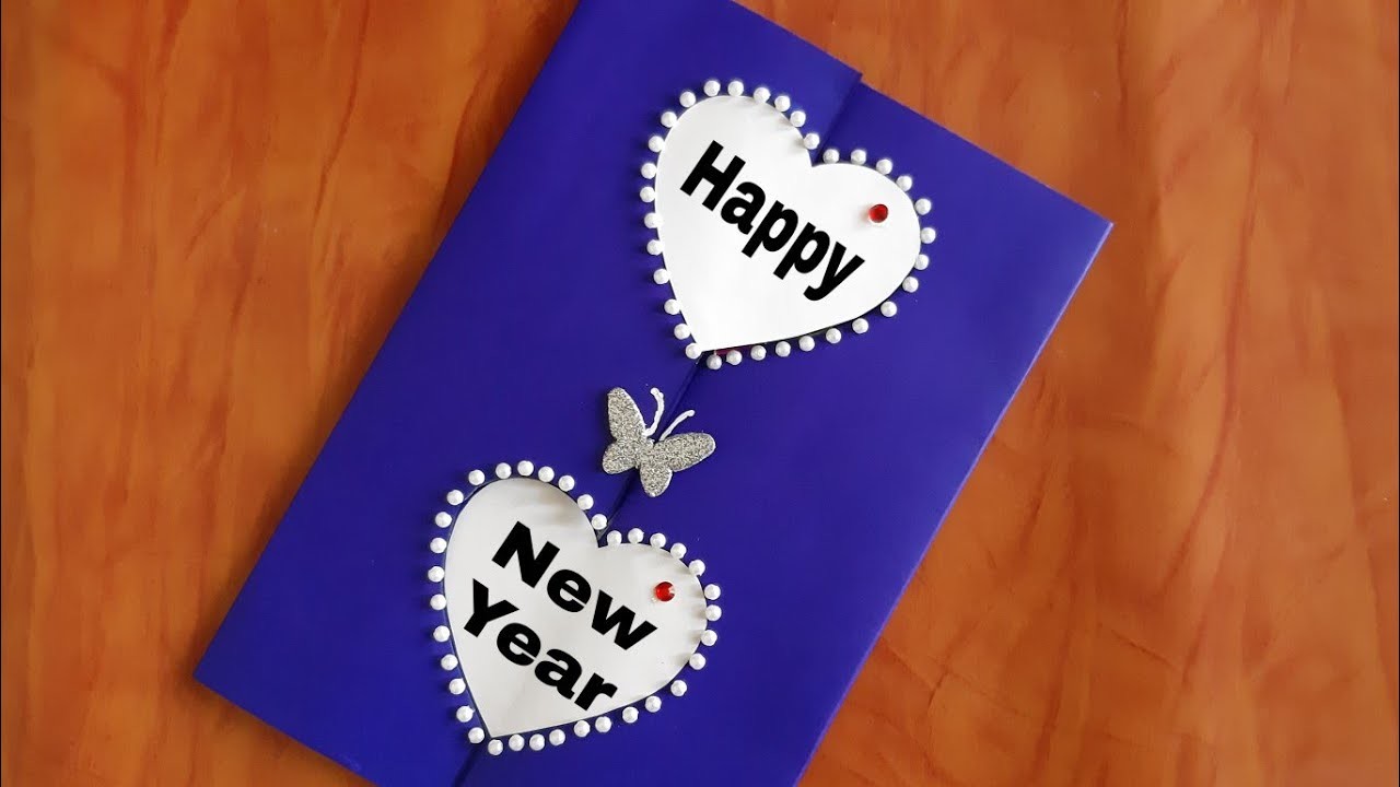 new-year-greeting-card-how-to-make-greeting-card-for-new-year-diy-paper-greeting-card-tutorial