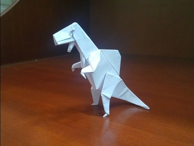 Origami dinosaur spinosaurus - how to make dinosaur spinosaurus