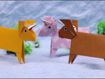 Paper Folding Art (Origami): How to Make Cow