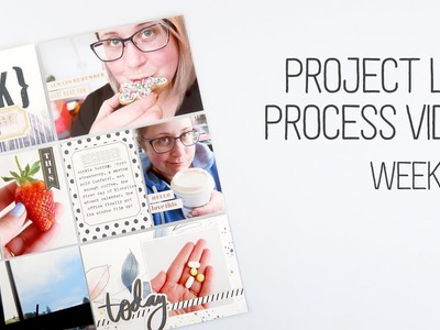 Project Life Process Video. Week 48. Using scrapbook supplies for Project Life