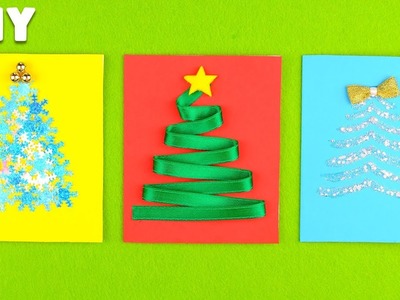 3 DIY Christmas Cards Ideas | How to Make Christmas Greeting Cards