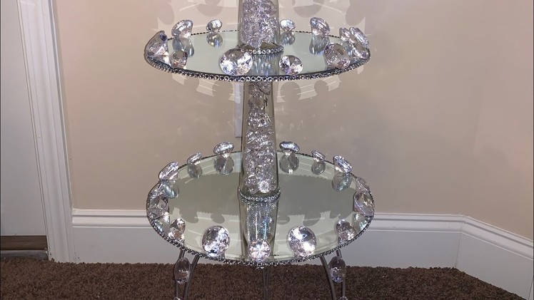 3 Tiered  Glam Table. Cupcake Stand