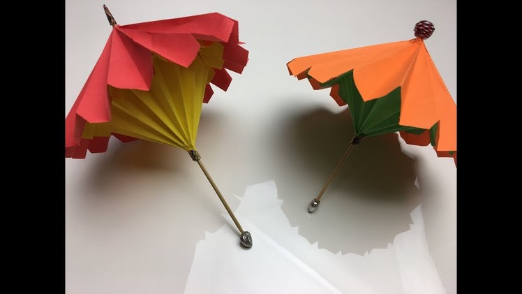 AÇILIP KAPANAN ŞEMSİYE | How to Make Origami Umbrella That Open And Closes