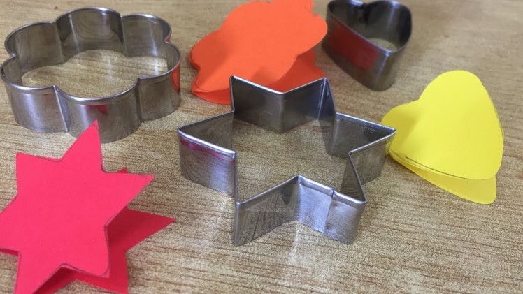 DIY:how to make gift tag.card with cookies cutter for christmas.birthday.valentines day.anniversary.