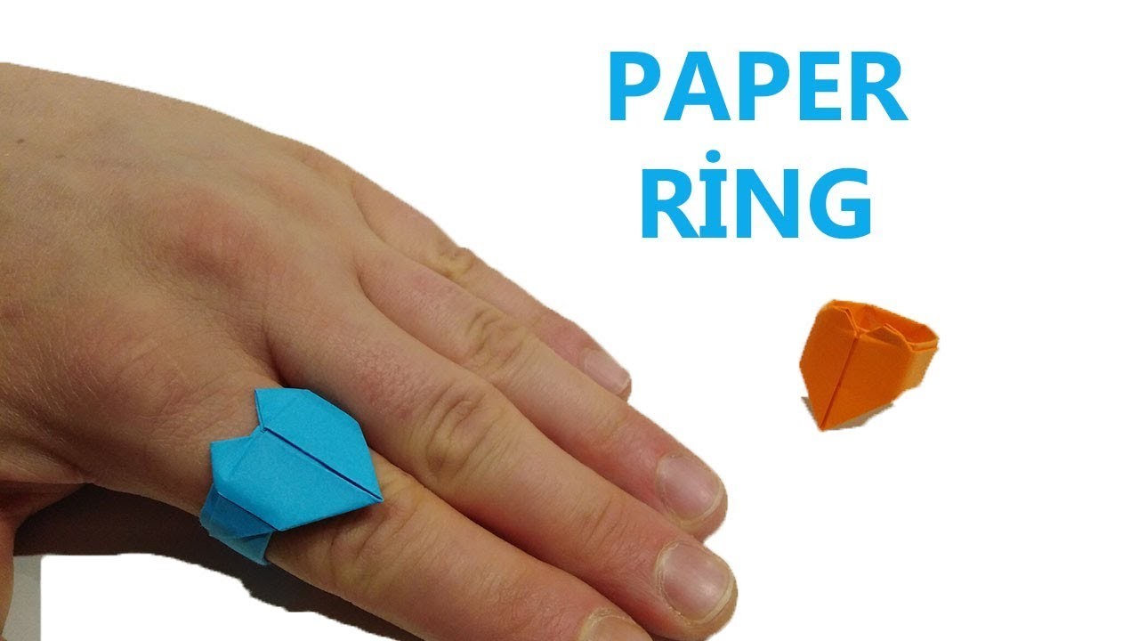 DIY Paper Ring, How to Make a Paper Ring