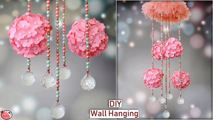 DIY - Paper Wall Hanging !! Paper Flower || DIY Room Decor | Handmade Things || Paper Craft