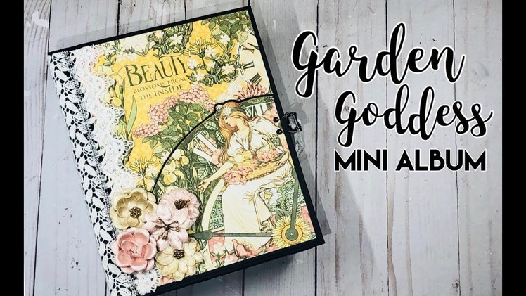 Garden Goddess Mini Album for JS Hobbies and Crafts