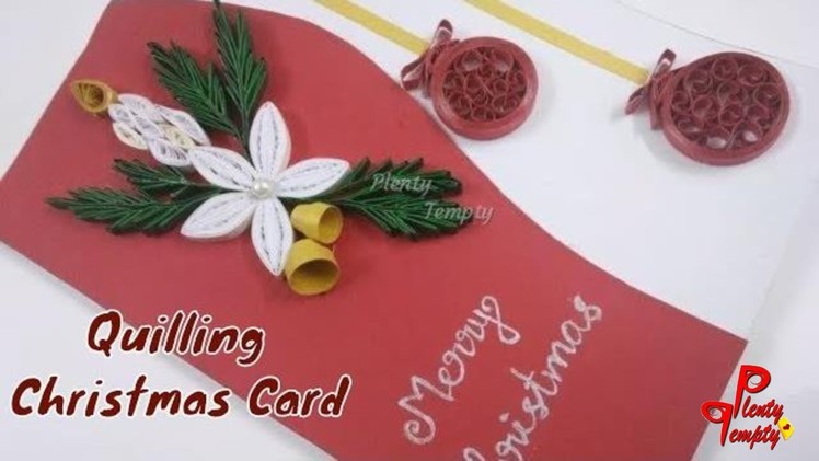 Greetings | How to make greeting card | Christmas greeting card | quilling christmas card(Tutorial)