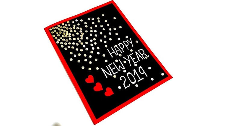 Handmade NEW YEAR Card idea | How to make NEW YEAR card | Complete tutorial