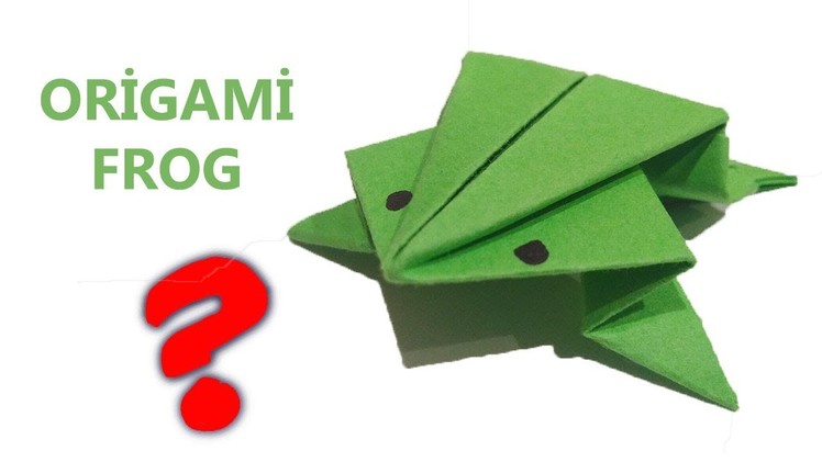 How To Make a Origami Frog - Paper Jumping Frog (Easy)
