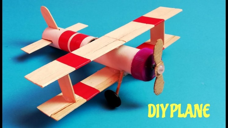How to make a plane with DC motor-Cardboard plane